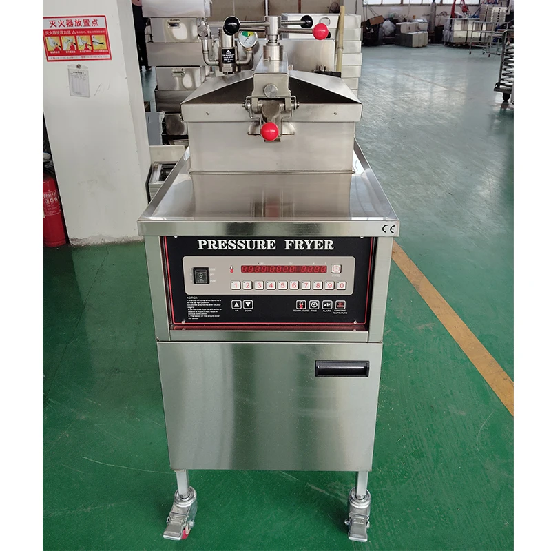 

Commercial Large Capacity Electric Chicken Fryer Automatic Exhaust Oil Filter Pressure Broasted Chicken Pressure Fryer Gas