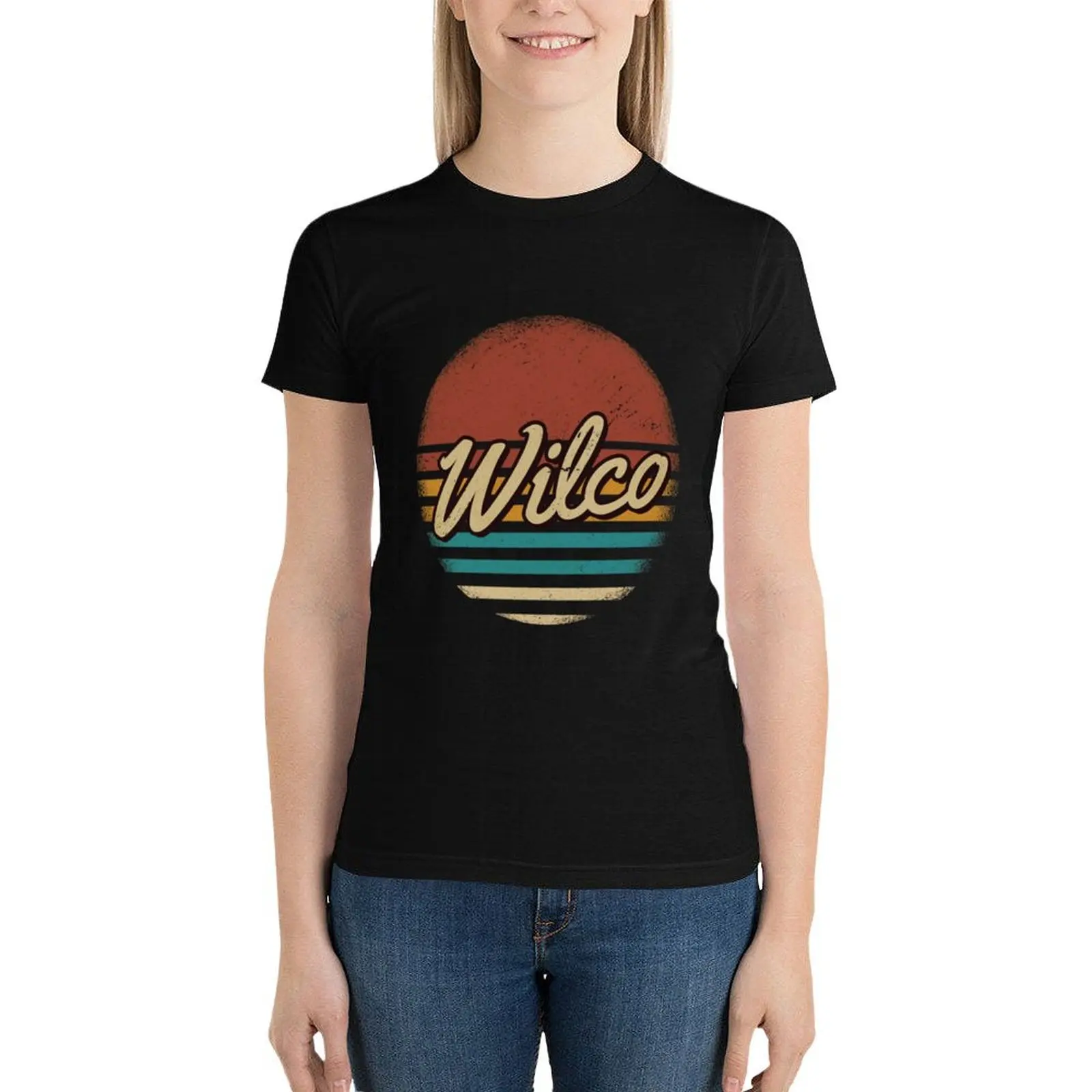 

Wilco T-Shirt Female clothing kawaii clothes t-shirts for Women loose fit