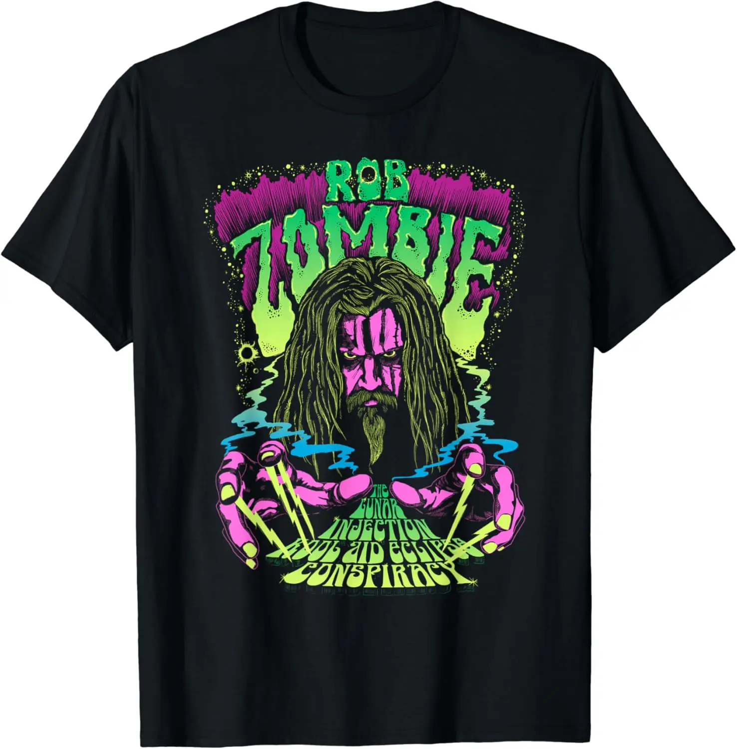 Футболка в стиле хип-хоп с принтом зомби-Луна