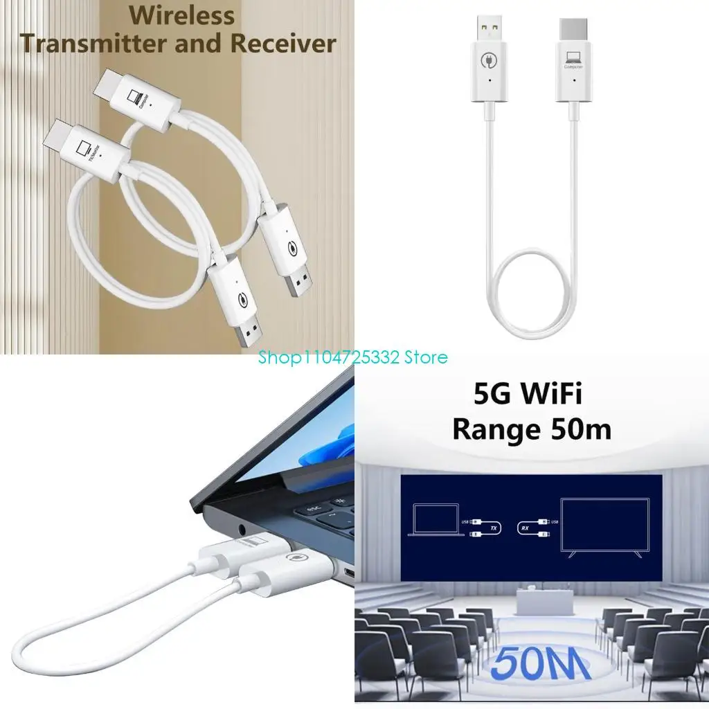 

P5EA Беспроводной HDTV Слуховой трансмиссионный кабель HDTV/USB -порт с технологией 5,8 г