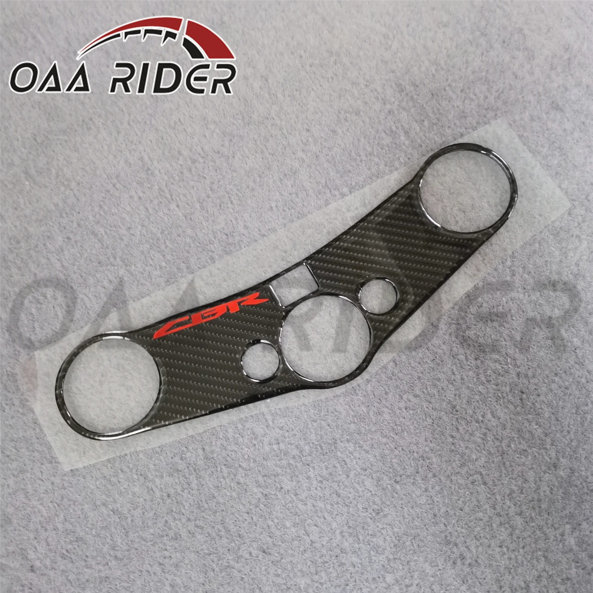 For Honda CBR600RR 2007 2008 2009 2010 2011 2012 2013 2014 2015 2016 2017 3D Triple Tree Top Clamp Upper Front End Sticker Decal