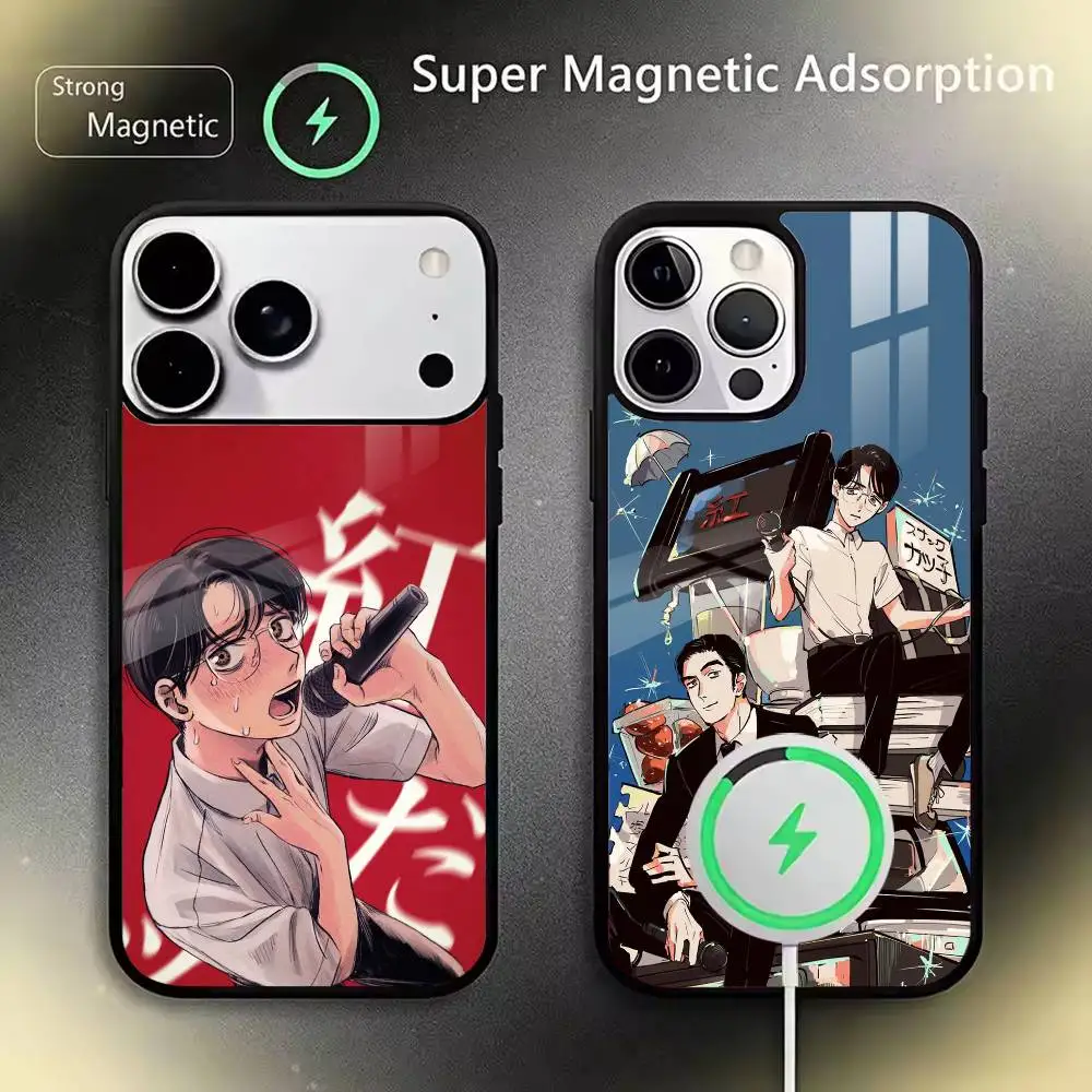 Funda para Teléfono con Carga Inalámbrica L-Lets go k-karaoke S-Satomi Oka-es, Compatible con iPhone 17/16/15/14/13/12/11
