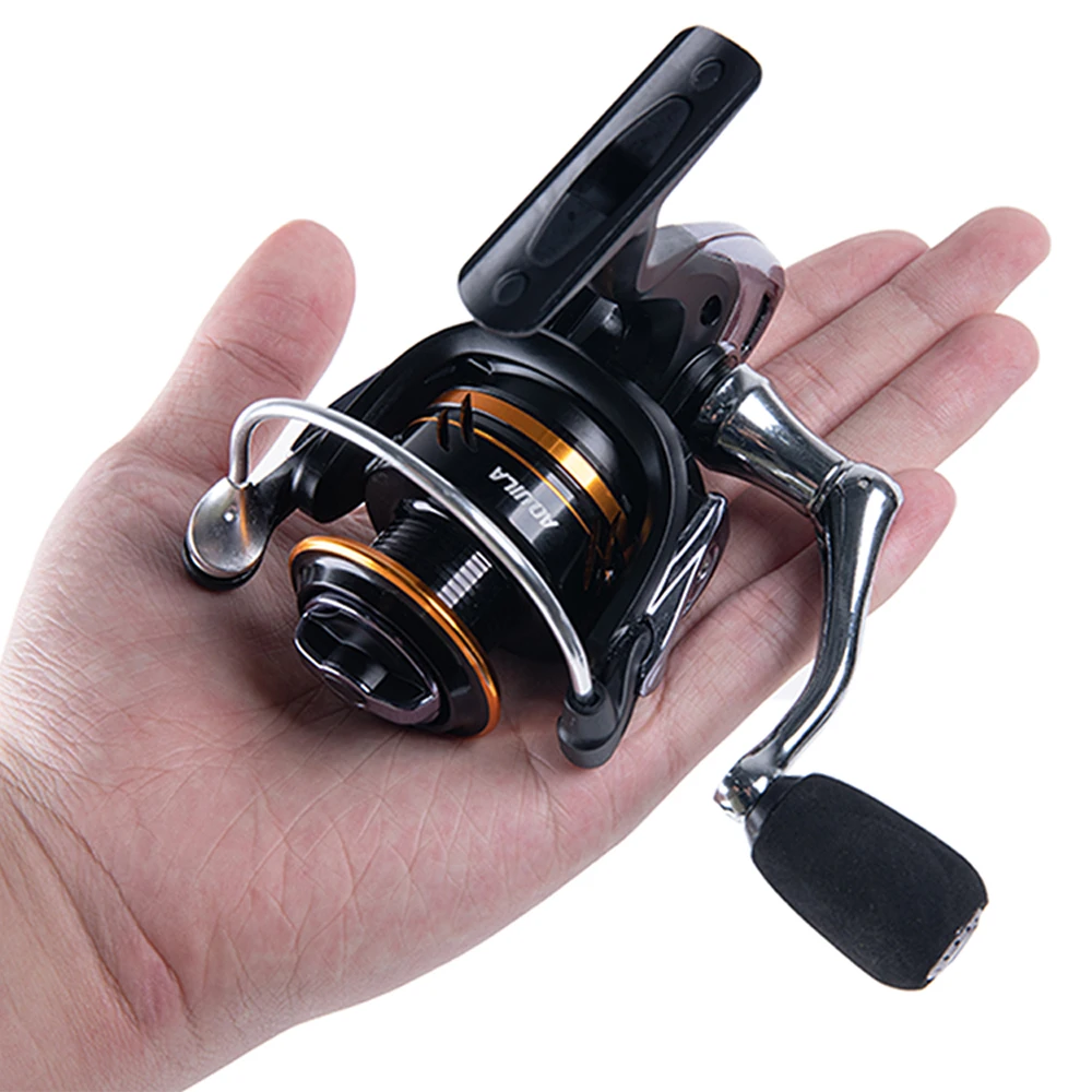 Goture AQUILA 2000 3000 Size Spinning Reels Gear Ratio 5.2:1 Metal Spool Max Drag 25lb Light Weight Spinning Fishing Line Wheel