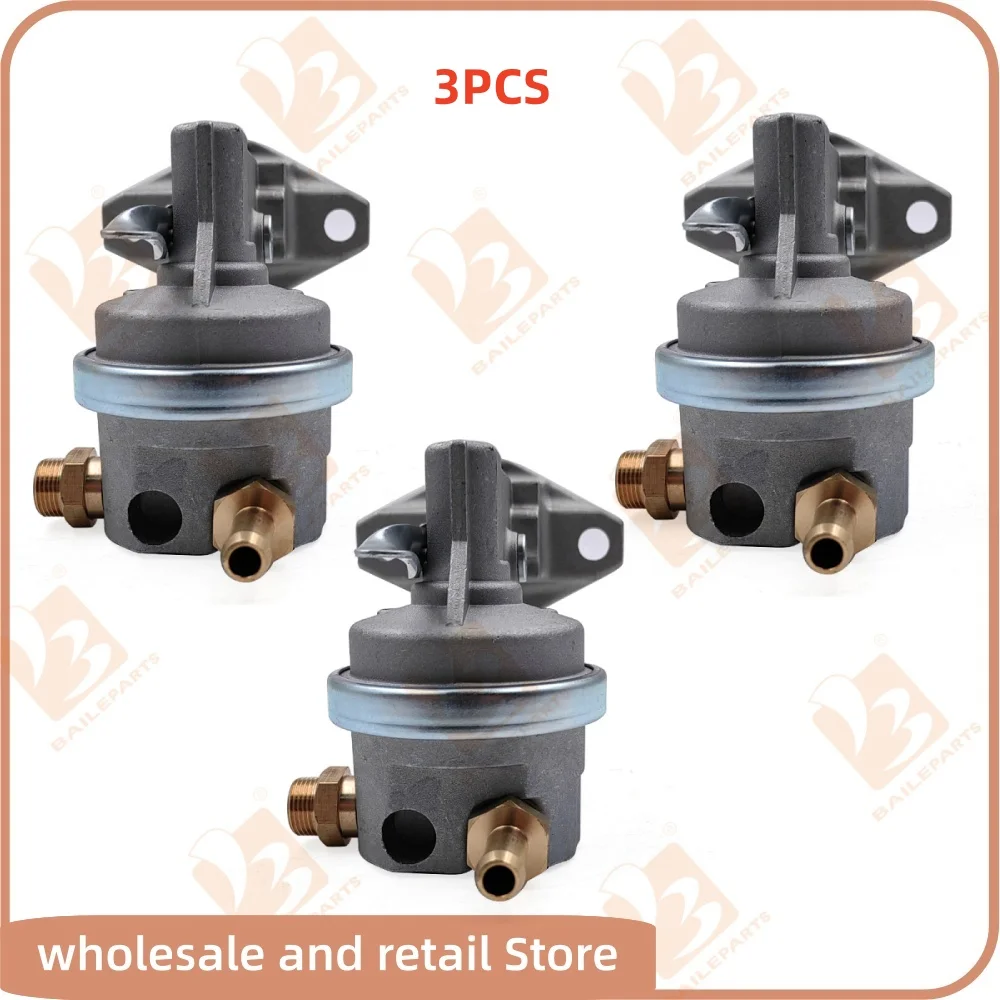 3PCS RE68345 Fuel Pump For John Deere Engine 4045 4045T 6068 6068T 4.5L 6.8L Engine Spare Parts