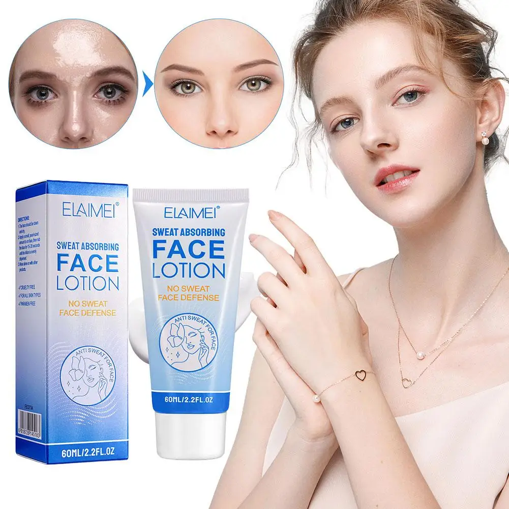 Antiperspirant Sweat Absorbing Face Lotion Antiperspirant For Face Forehead Scalp Sweat Blocker Face Lotion A5Q7