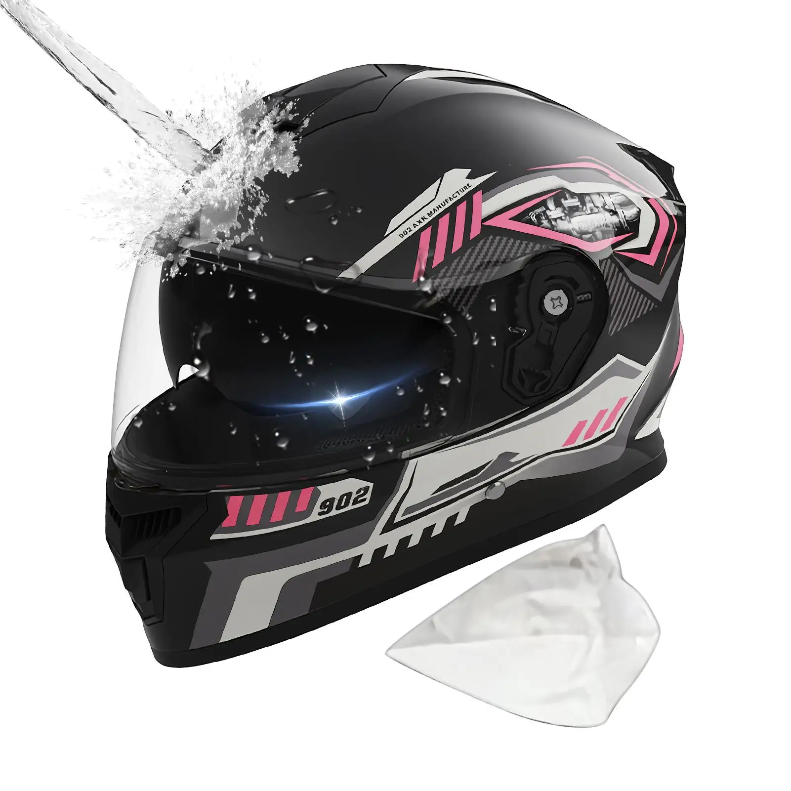 

Motorcycle Helmet Motocross Collision-Resistant Gear Full Face Helmet For Motorcycle With Removable Scarf For Bike Ski Snow Atv