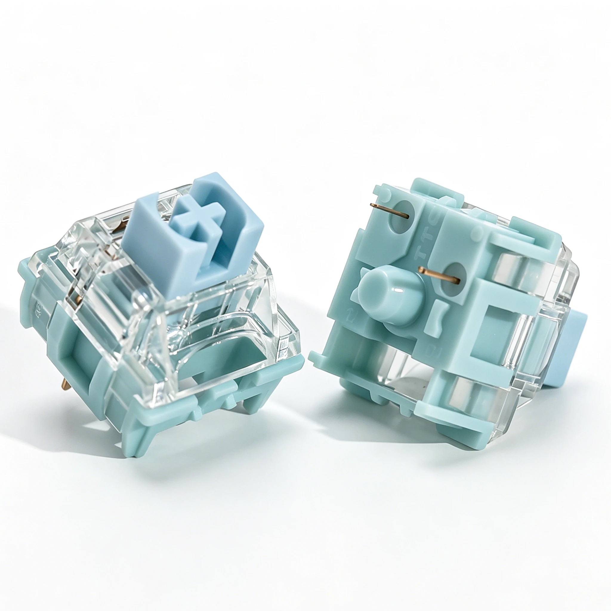 TTC Bluish White Silent Switch 42gf Tactile Creamy Switches MX Staubdicht 3 Pins RGB Custom für Gaming Mechanische Tastatur Gamer – Detail 8