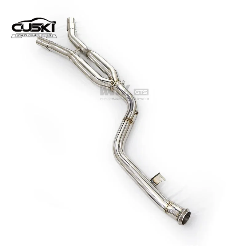 High Performance Exhaust Middle Pipe Resonant tube For BMW X4 M40i 3.0T 2018-2023 Stainless Steel Exhaust auto parts Exhaust sys