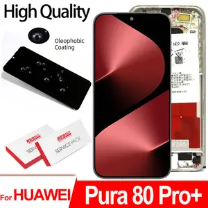 Bilashmart 6.8'' LTPO OLED Display Huawei Pura 80 Pro+ LCD Touch Screen Digitizer Assembly Huawei Pura 80 Pro Plus Repair Parts