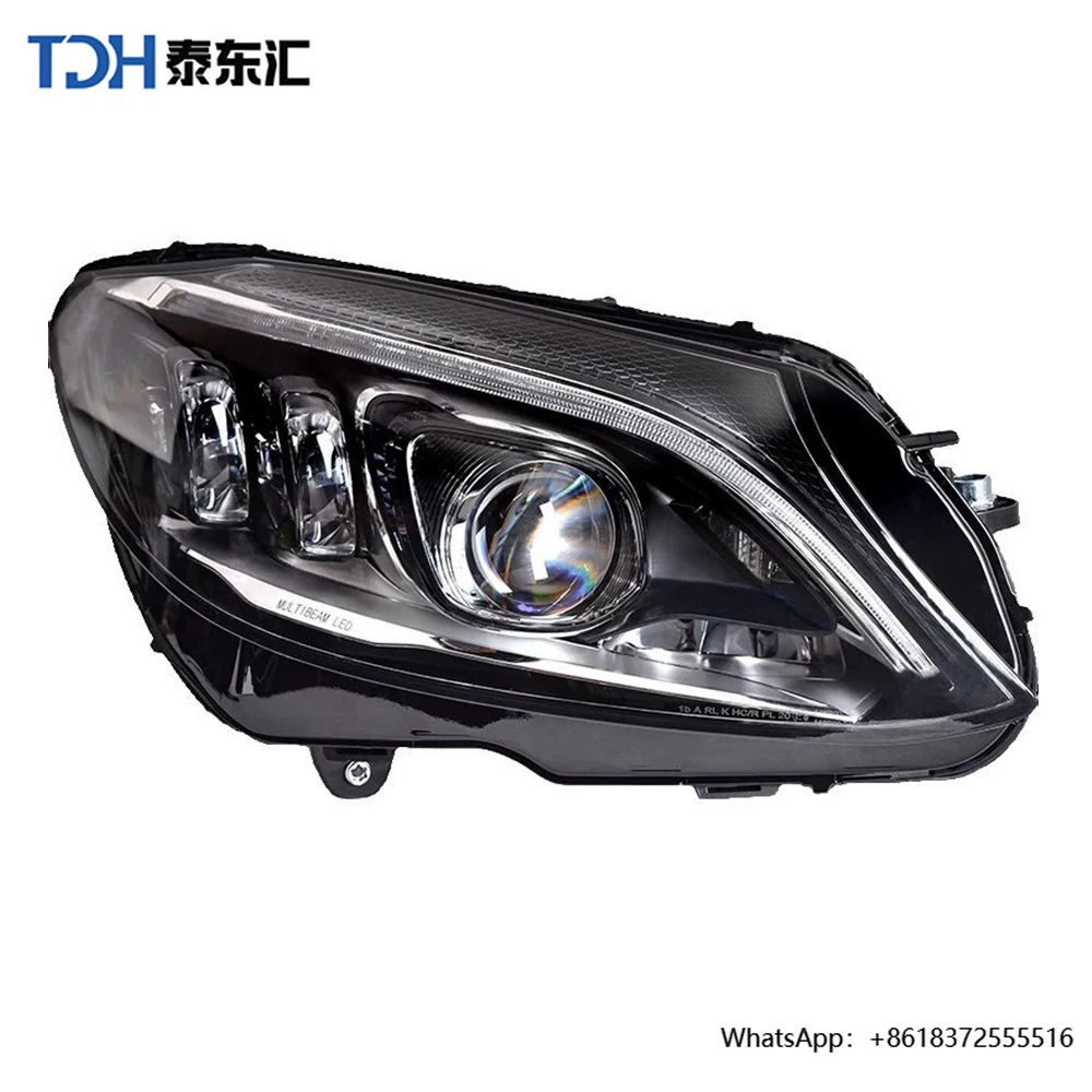 

High Quality W205 LED Headlight Assembly 100W 6000K Car Lights for 15-21 Models