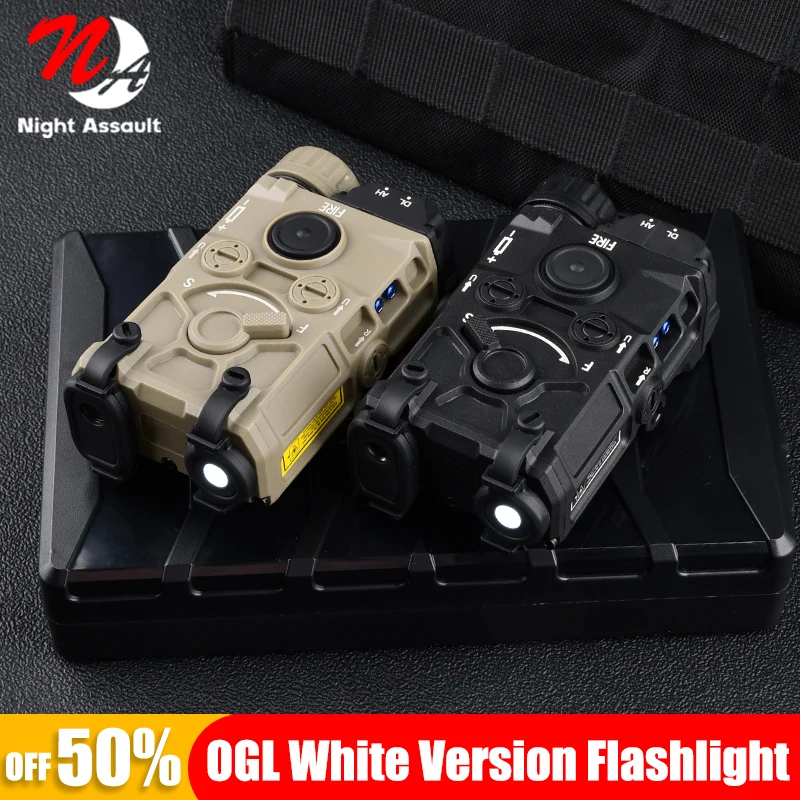 

WADSN OGL Nylon Plastic Tactics Only Have White Light Hunting Rifle Scout Light Installation 20mm Rail Air Gun Weapon Fittings