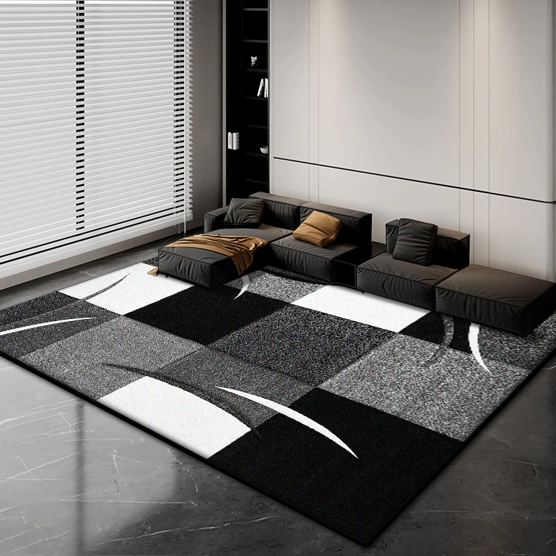 Nordic Abstract Luxury Carpet Home Decoration Living Room Fluffy Plush Rugs 200x300cm Bedroom Office Area Antiskid Floor Mats