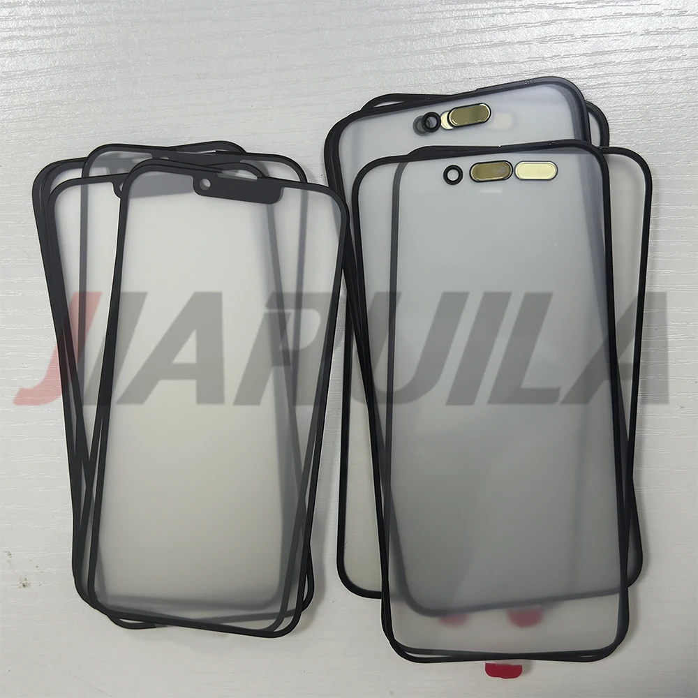 New Screen Front Glass Laminated OCA Replacement For IPhone 11 12 13 Pro X XS XS Max Touch Screen Panel Outer Glass Plate Cover