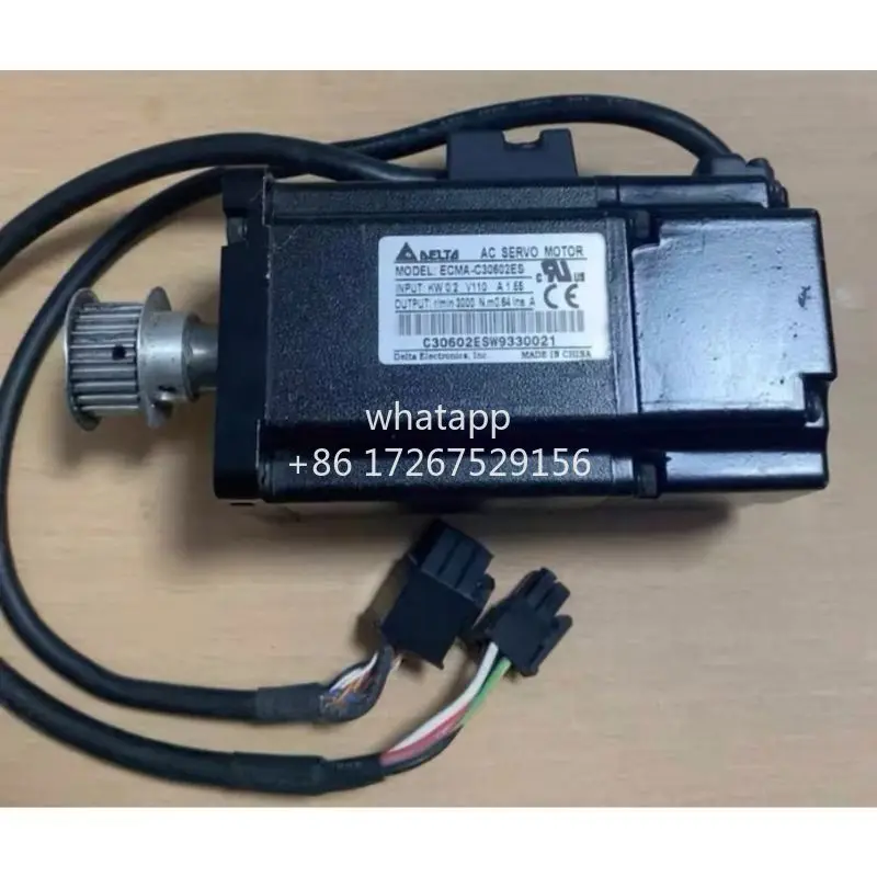 

Second hand ECMA-C30602ES 200W servo motor tested OK and shipped quickly