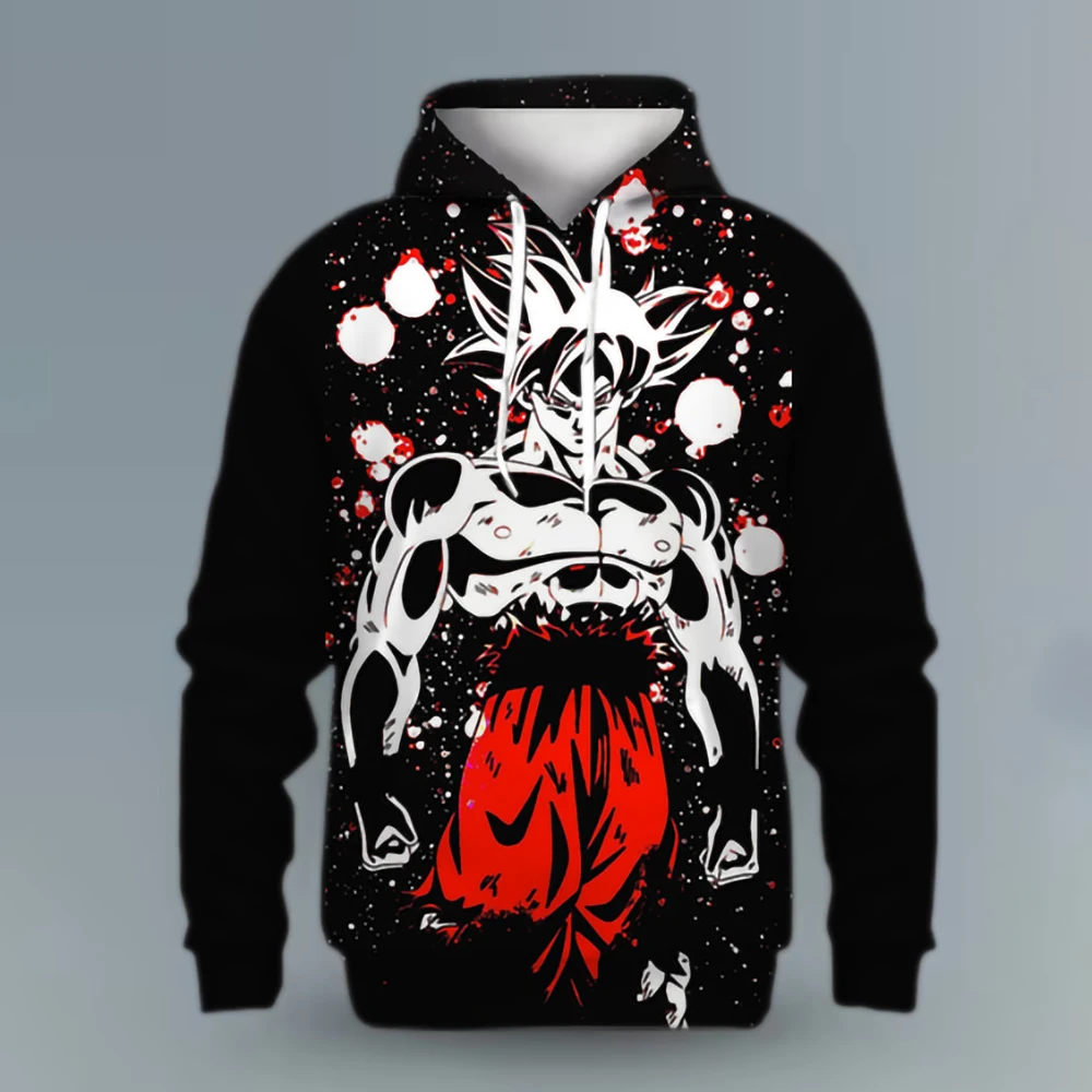 

Dragon Ball Animation 3D printing children's hoodie autumn and winter new casual tops boys and girls sweatshirts