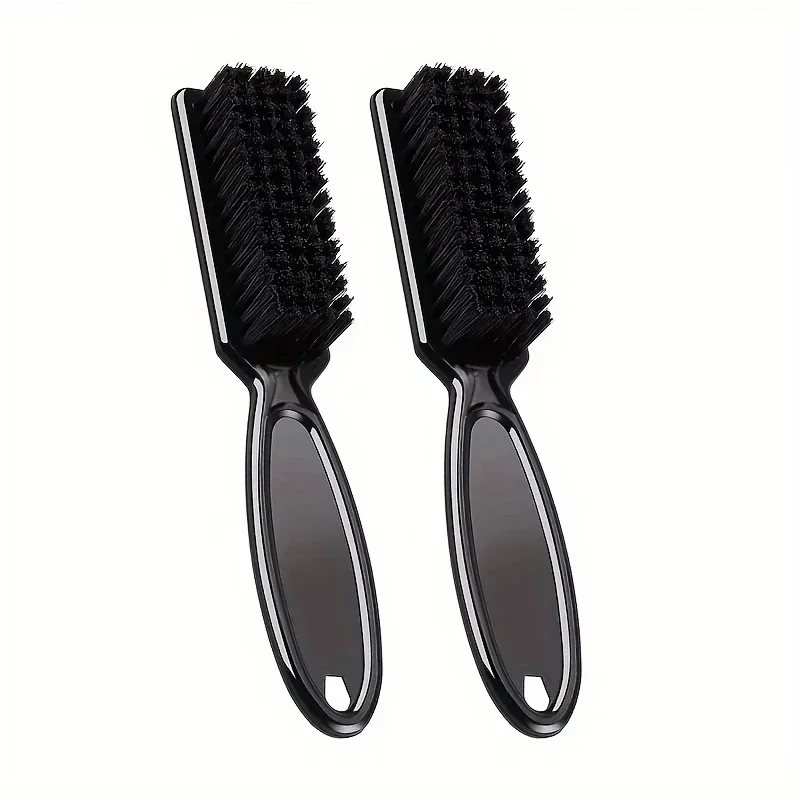 Barber Neck Duster Brush Sets Soft Hair Plastic Handle Hairdressing Cleaning Brush Head Shape Carving Cleaning Brush