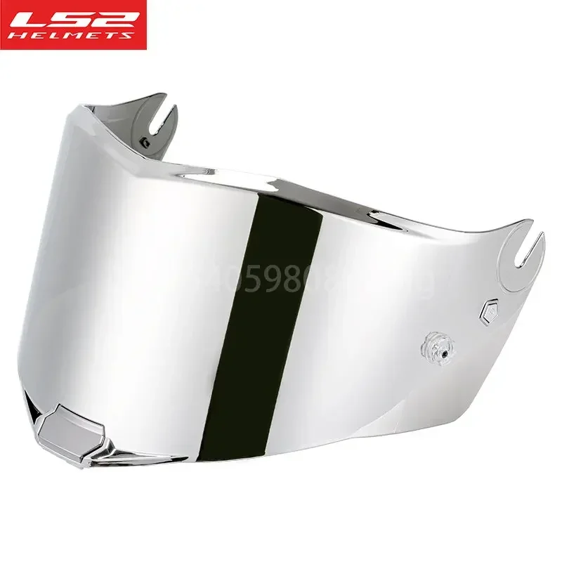 Original LS2 THUNDER Motorcycle Helmet Visor LS2 FF805 Transparent Chrome Red Extra Shield