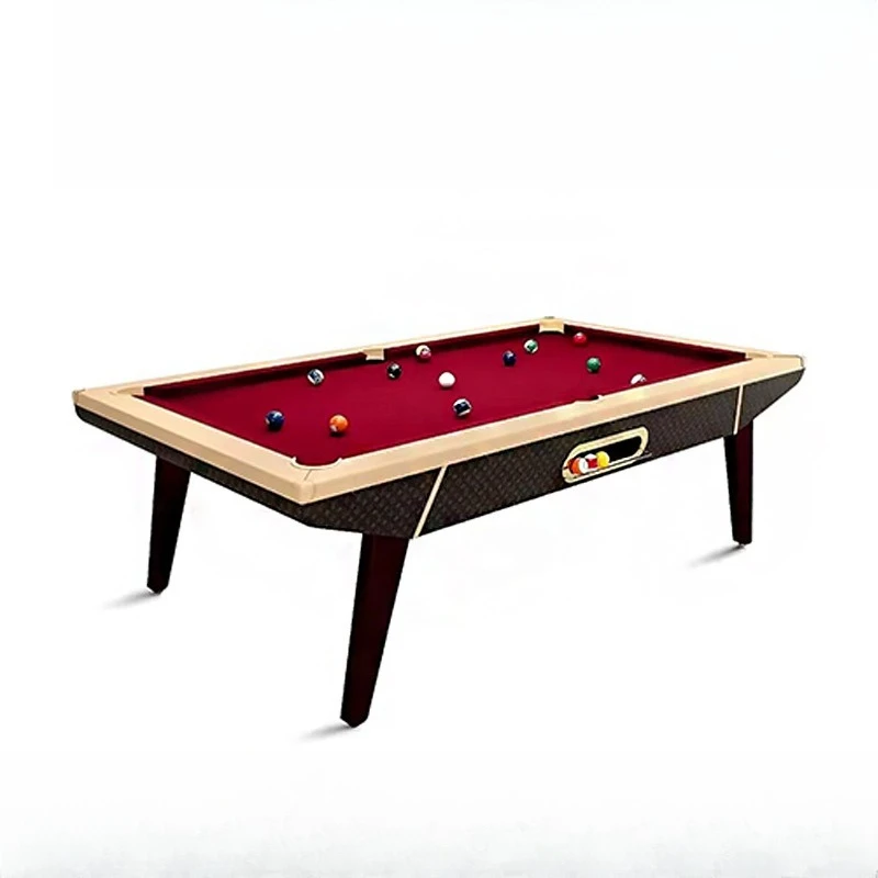 Light luxury high-end solid wood creative standard pool table villa large flat floor entertainment club designer high-end table