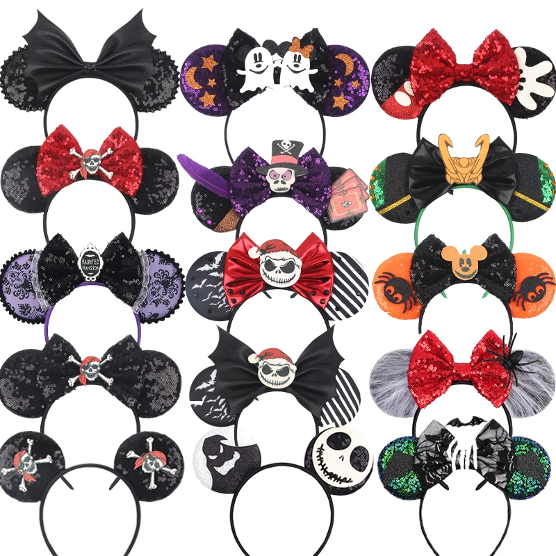 Travel Accessories Disney - 2026年最新 ミッキー ミニー イヤーフープ シークインボウ 女の子