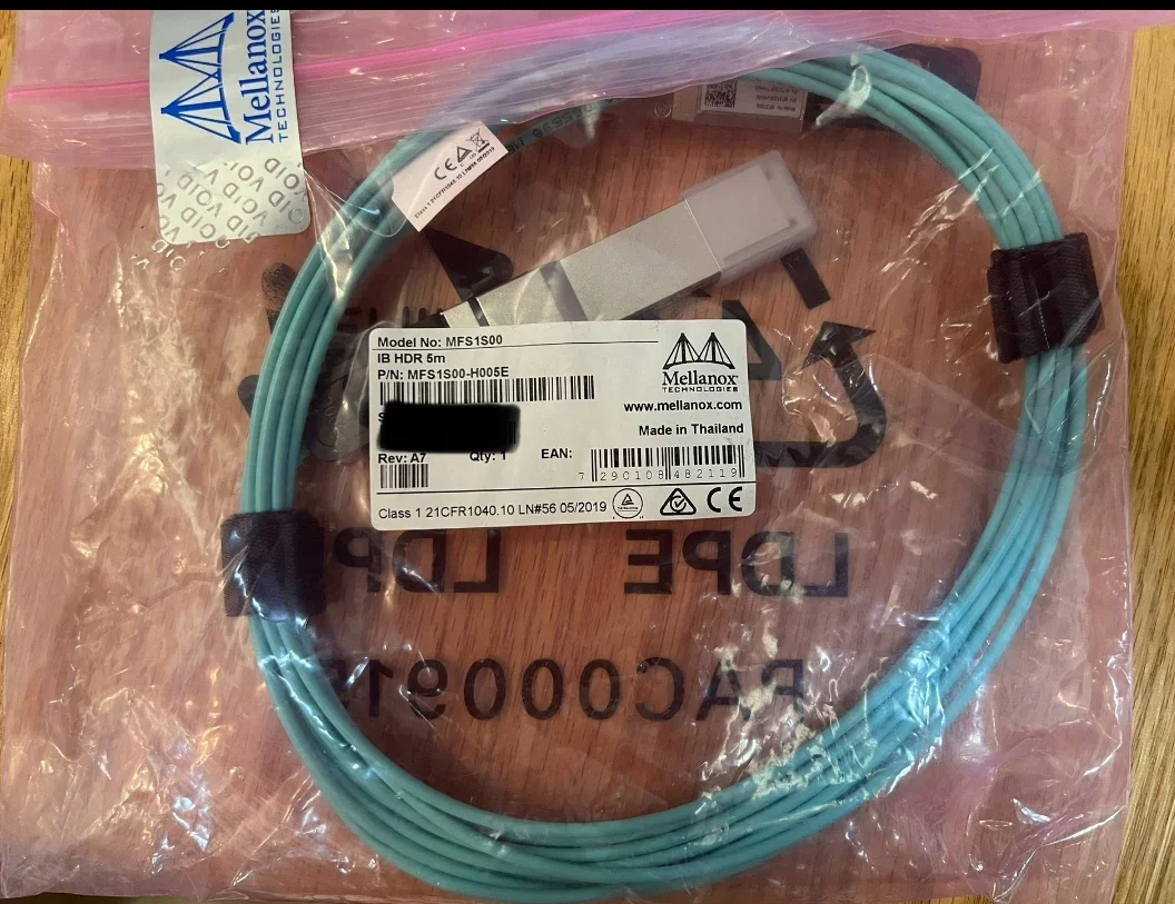 

Для Mellamox MFS1S00-H005E 5 м AOC 200G IB кабель HDR QSFP56