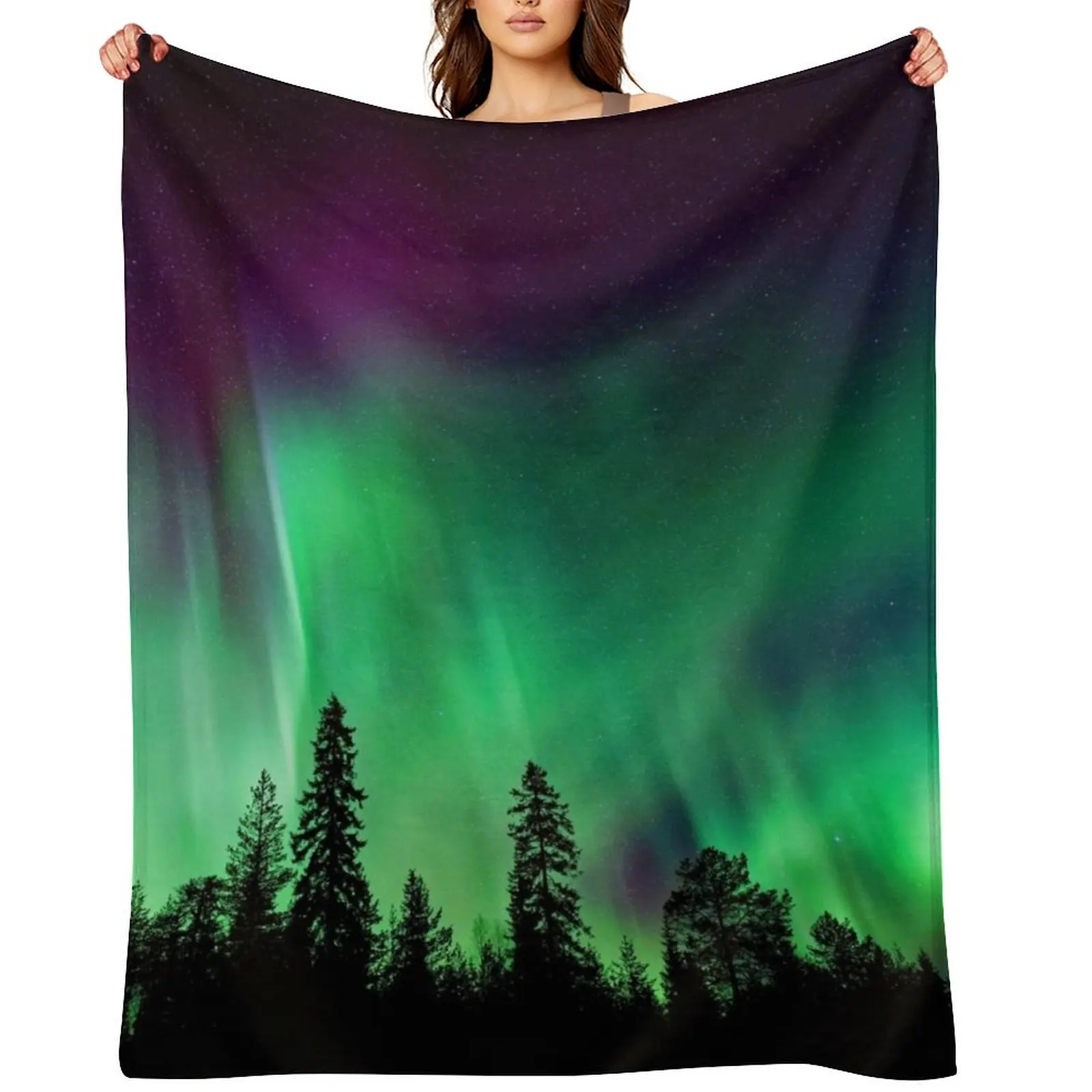 

Northern lights Throw Blanket blankets and throws Sofas Weighted Decorative Sofa Blankets