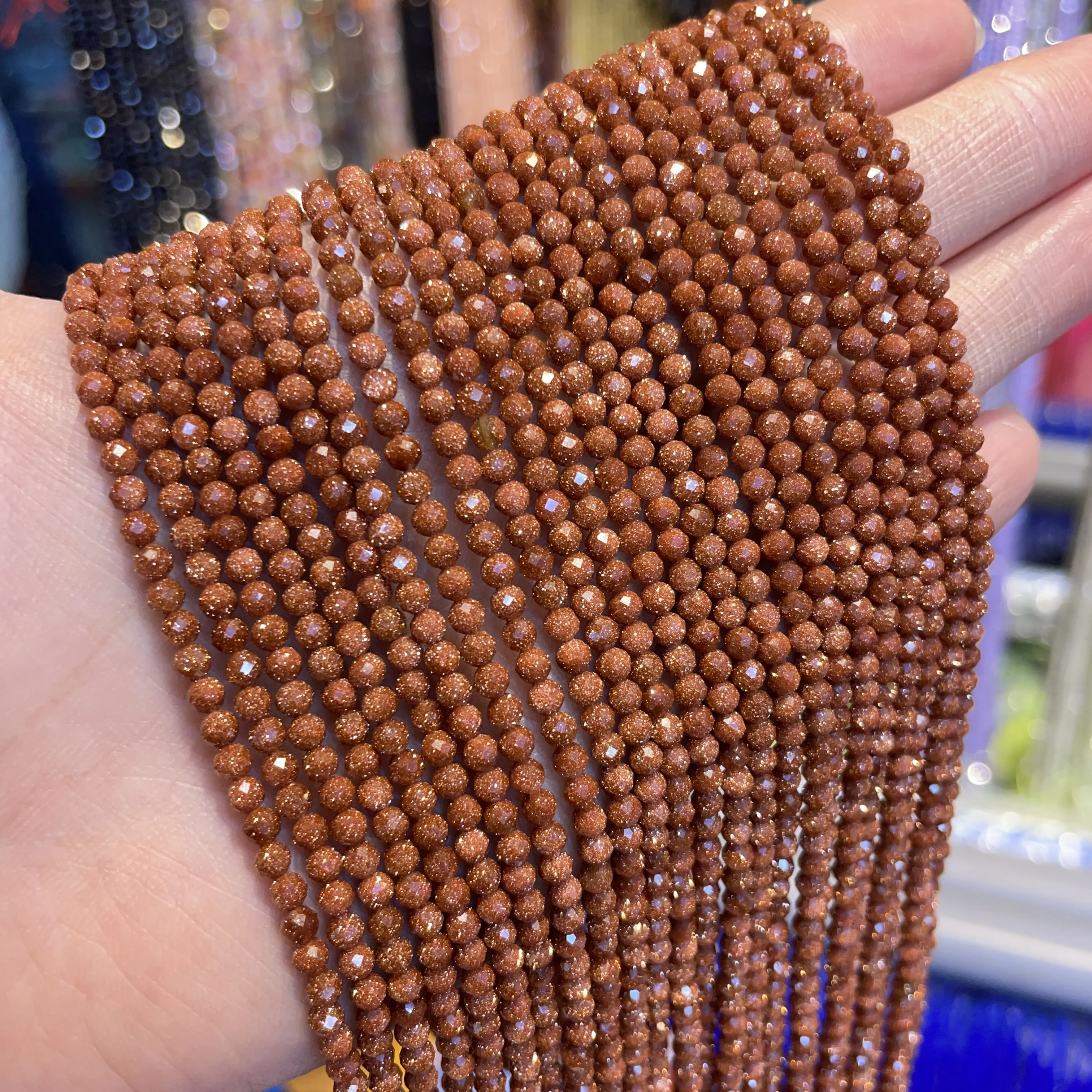 Groothandel 2/3/4 MM Natuurlijke Amethist Tijgeroog Granaat Mini Losse Kraal DIY heren en Damesmode Armband Ketting Sieraden