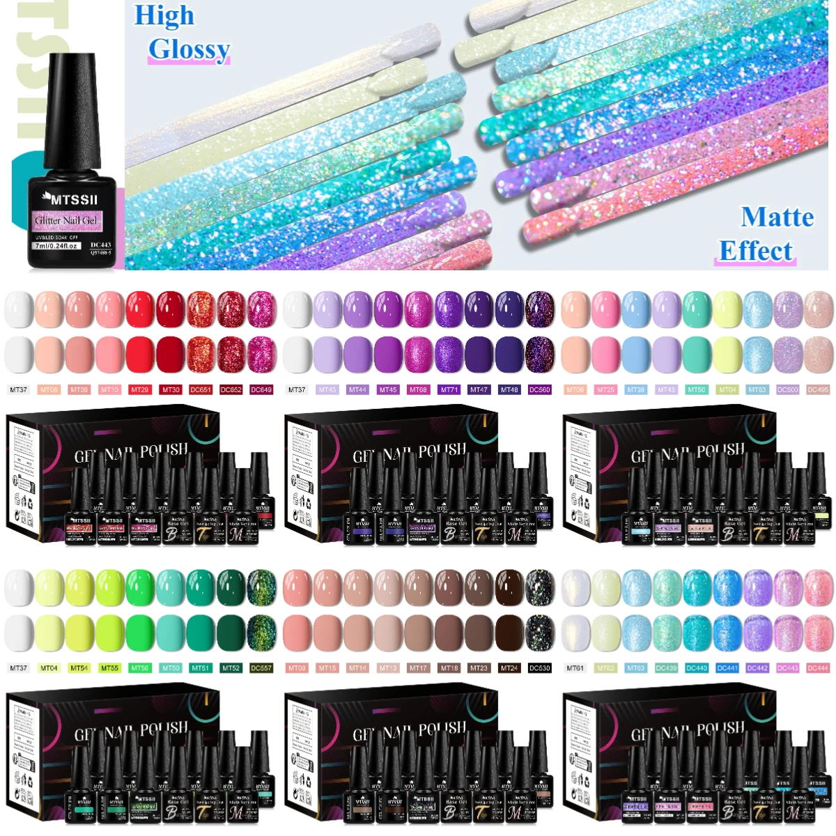 

12PCS/SET Macaron Series Nail Gel Polish Gel 12 Colorful Wine Red Semi Permanent Need Top Coat Soak off Nail Gel Art Varnish