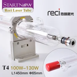 Startnow Reci CO2 Laser Tube W4 T4 100W 120W D80 D651400mm Wooden Box Packing for High Power CO2 Laser Cutting Welding Machine