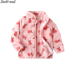 Zeebread 2-7T New Arrival Fruits Children's Jackets Coats Zipper Autumn Toddler Boys Girls Outwear Long Sleeve Kids Jackets