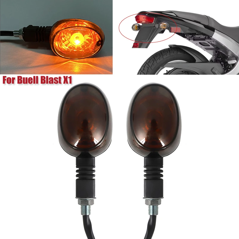 Motorcycle Turn Signal Light Rear Indicator Flashing Lamp For Buell Blast 2000- 2010 X1 1999 - 2002 Left & Right Y0527.K Y0526.K