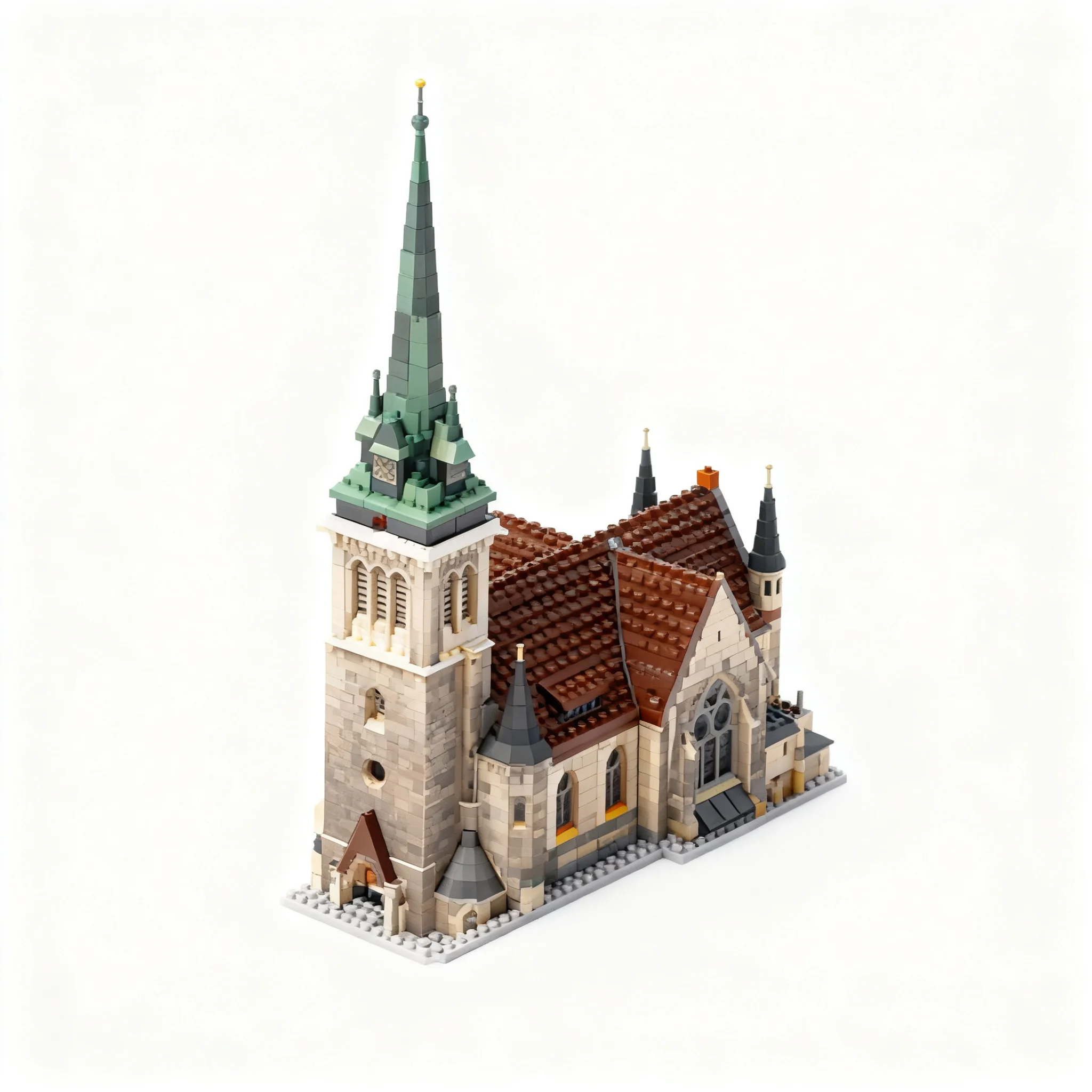 692pcs MOC Thomaskirche Erfurt Germany Model Building Blocks Christmas Gift Idea Creative Birthday Collection Education Assemble