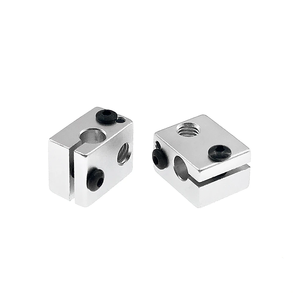 Aluminium V6 Heat Block For V5 V6 J-head Extruder HotEnd 3D Printers Parts Heater Hot End Heating Accessories 20*16*12 mm