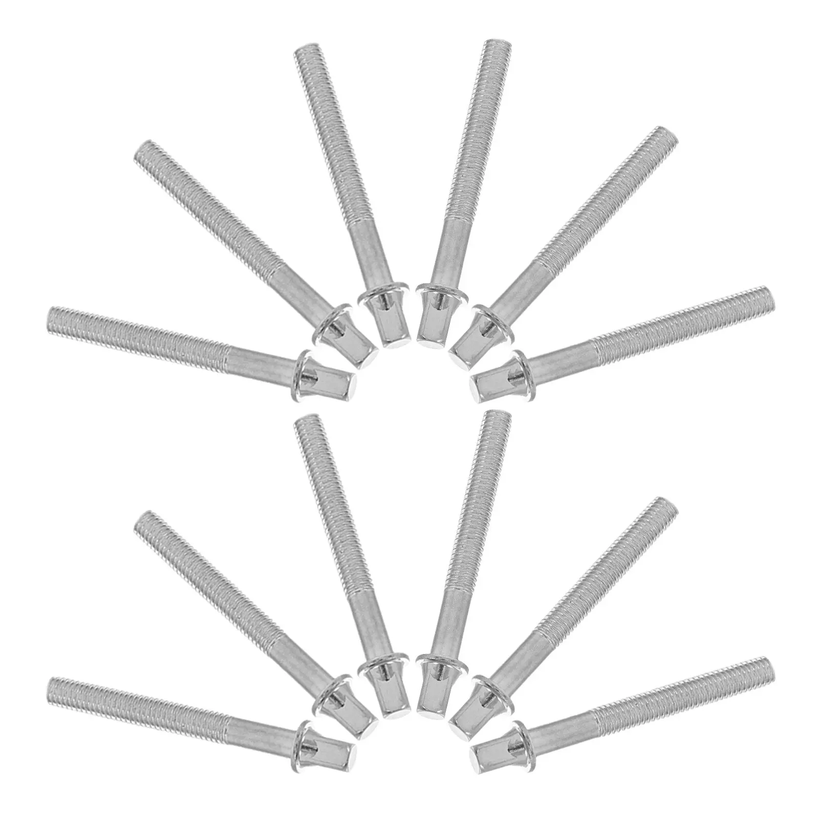 

12Pcs Drum Screws Metal Mounting Replacement Parts for Jazz Snare Drum Kit Hardware and Repair Accessories Screw Set