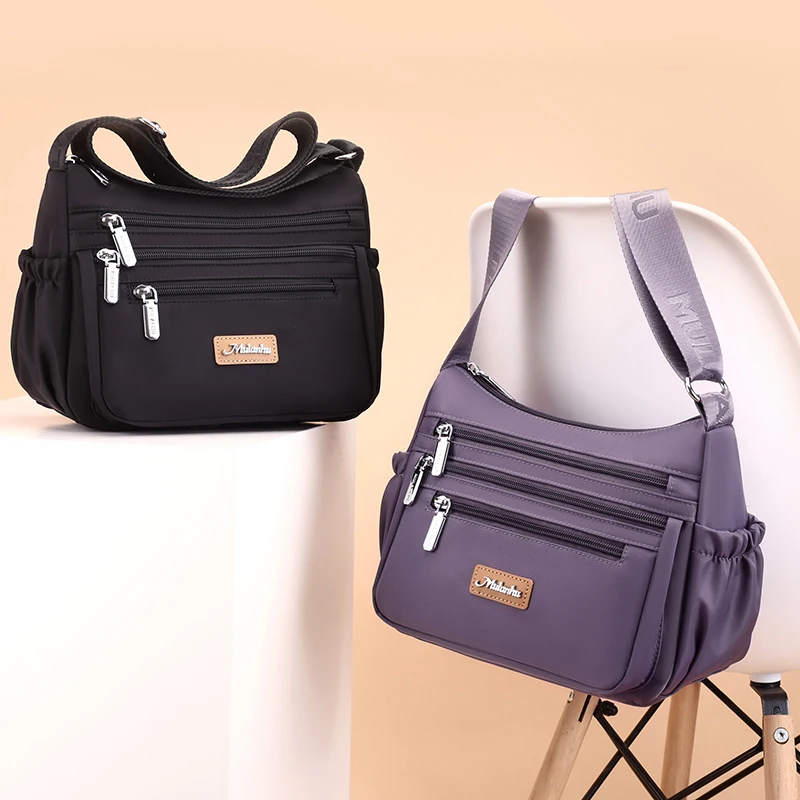 

Fashion Women Shoulder Bag Nylon Stitching Ladies Crossbody bags Girls Purse Female Handbags High Quality Messenger Bag