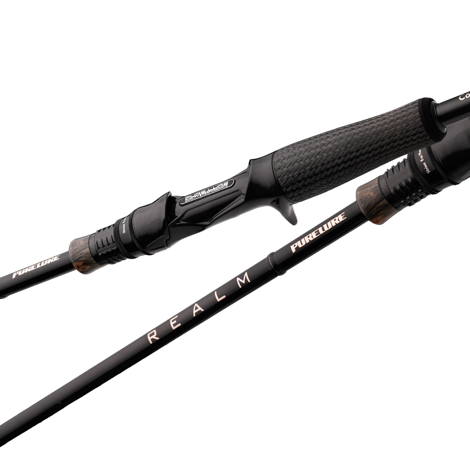 Purelure Realm Bass-Angelrute All M40X Toray Carbon Soft Bait Zander EX F/F Action mit Fuji SIC Ring für Spinning und Casting