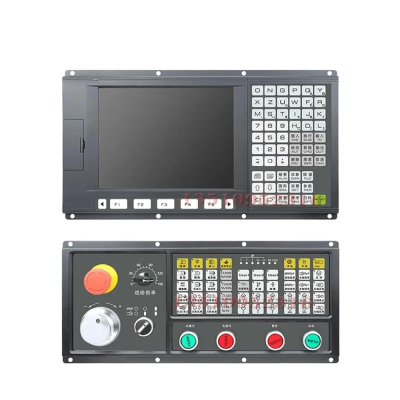 CNC lathe system, 2/3/4/5 axis CNC system, CNC lathe controller 10.4 inch screen, dedicated to lathe machining center