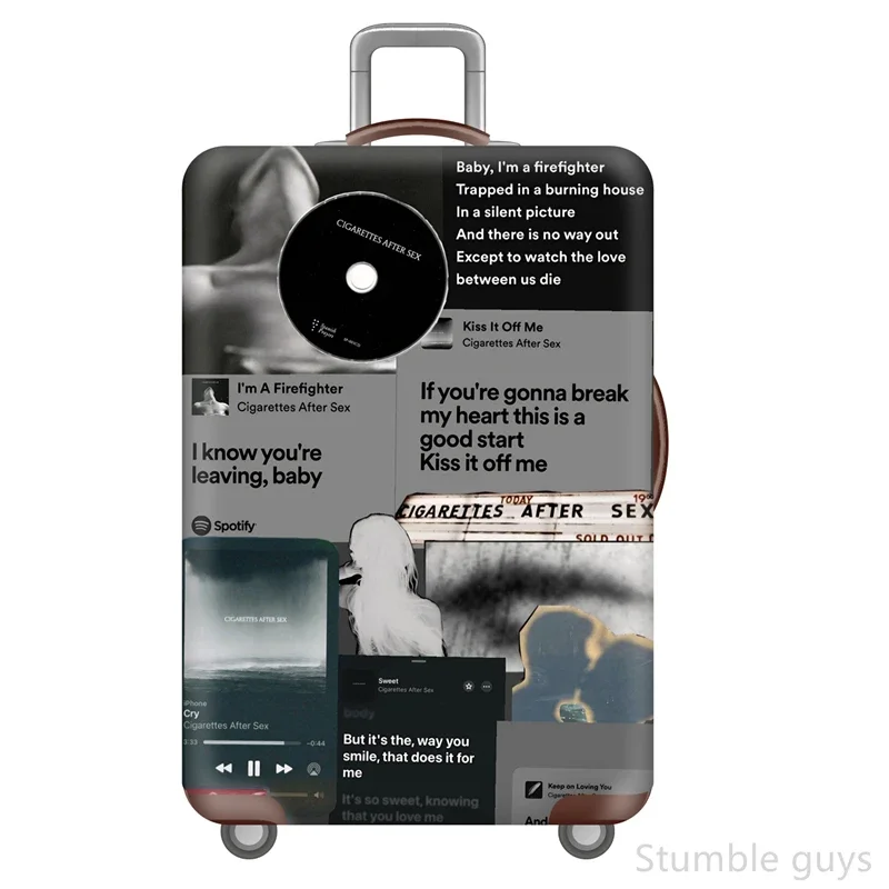 

Высокоэластичный моющийся чехол для багажа, защитный пылезащитный чехол для чемодана, надежный аксессуар для путешествий, для авиаперелетов