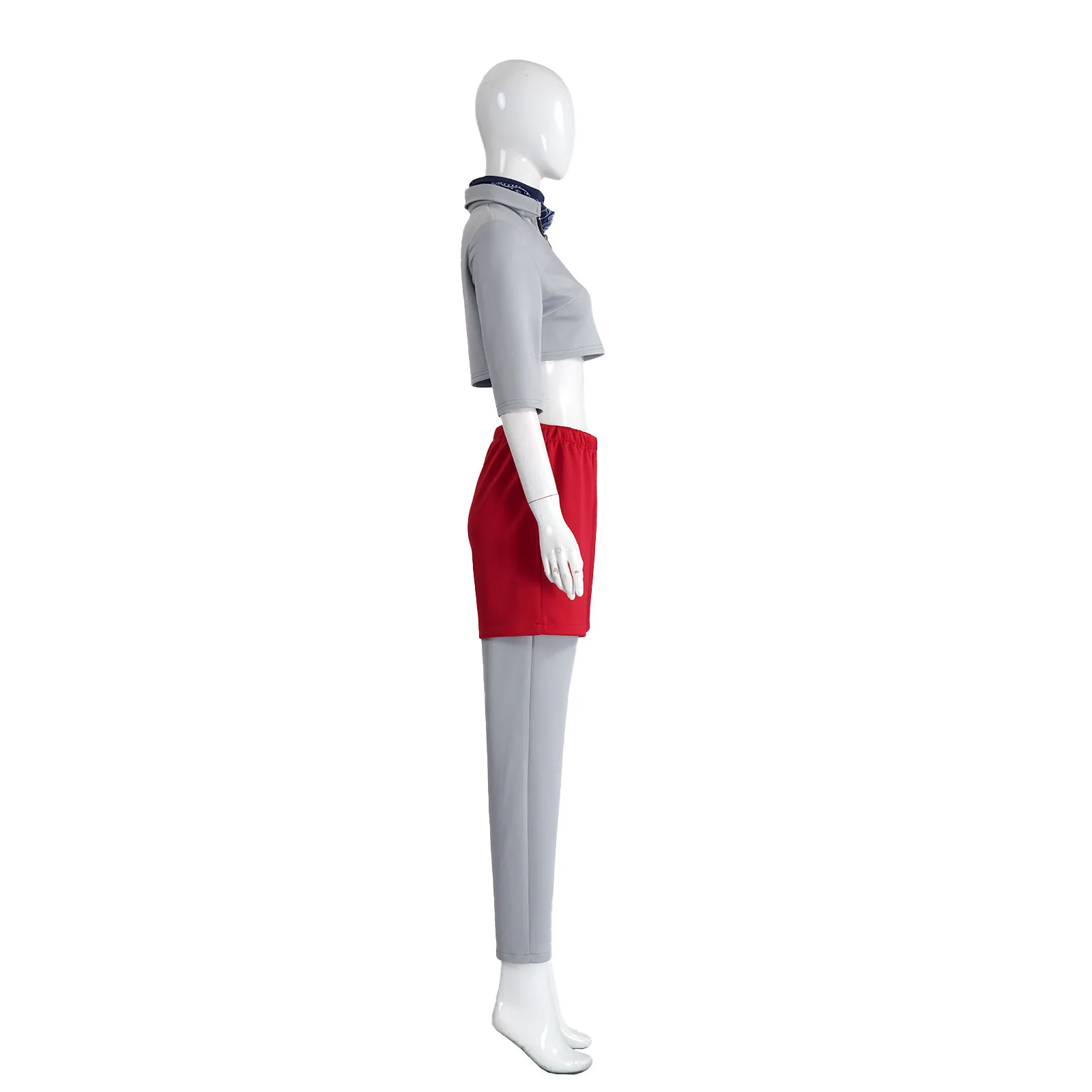 Anime Retro TV Show Girl Cosplay Costume Role Eleven Cos Suit Long Sleeve Hoodie with Shorts Full Set Halloween Dress Up Outfit view 6