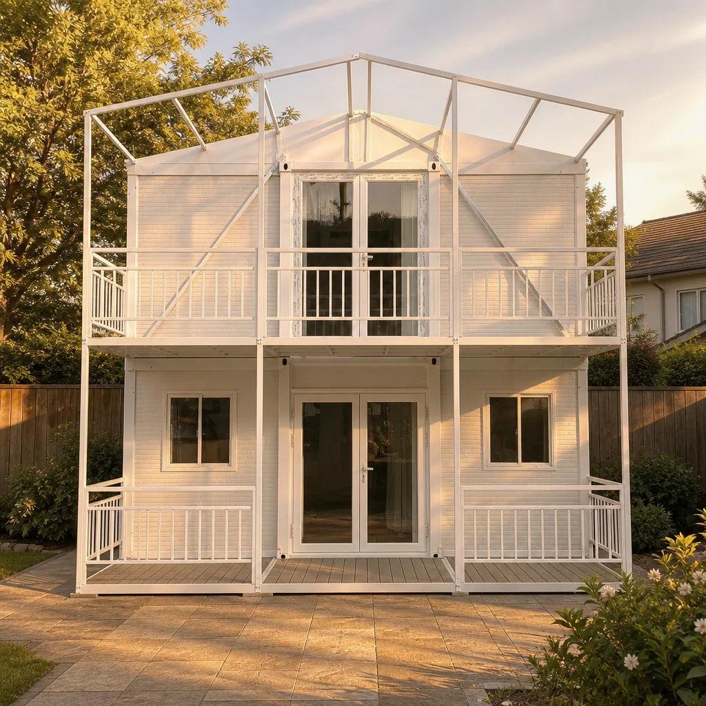 Modern Luxury 2 Story Container House Prefabricated Modular Tiny Home Portable Mobile Living Villa for Sustainable Lifestyle