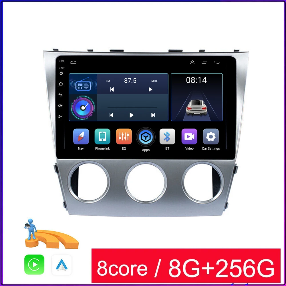 

Wireless Carplay Android Auto Car Radio For Toyota Camry 40 2006 2007 -2011 Multimedia GPS navigation autoradio BT WIFI DSP