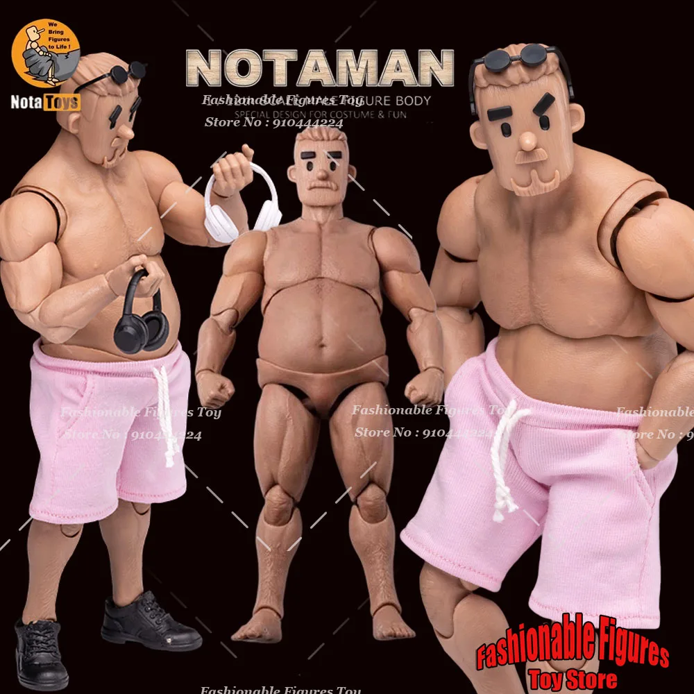 

Notaman 1/12 мужской солдат супер гибкое мышечное тело со сменной головой руки 6 дюймов аниме мультфильм мальчик экшн-фигурка модель