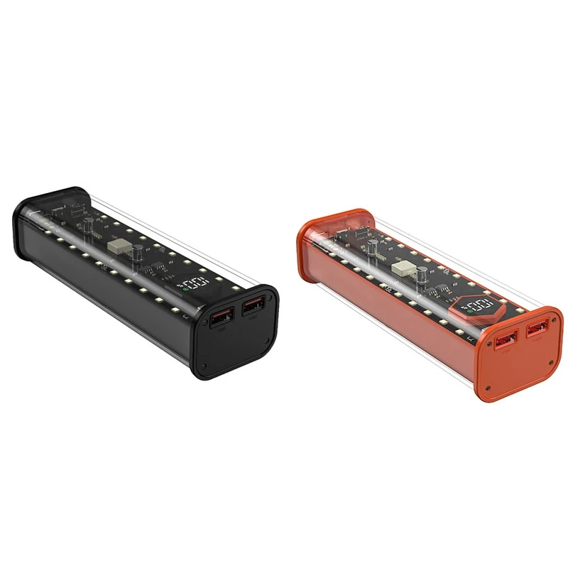 

Новый ящик для хранения батарей-21700, 4 слота, DIY Power Bank, коробка для зарядного устройства 21700, двойной USB-выход, вход Typec