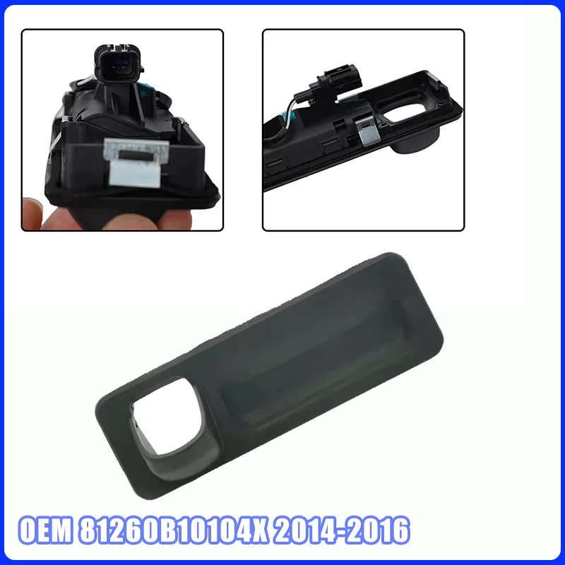 

OEM 81260B10104X 2014-2016 для Hyundai Genesis внешняя ручка замка крышки багажника с камерой резервного копирования подходит для 4-дверного седана