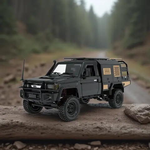 RC 크롤러 4x4 자동차, MN82S 2.4G 클라이밍 버기, LED 조명 전문, 풀 체중계 리모컨 자동차 장난감, 남아용 선물