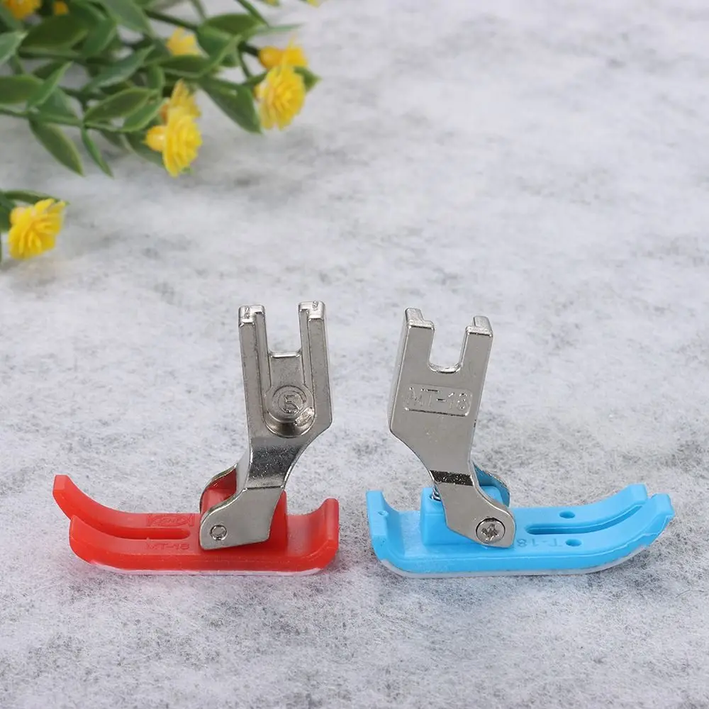 Plastic MT-18 Sewing Machine Presser Foot Oxford Presser Foot For Light Fabric Wear-Resistant Leather Presser Foot