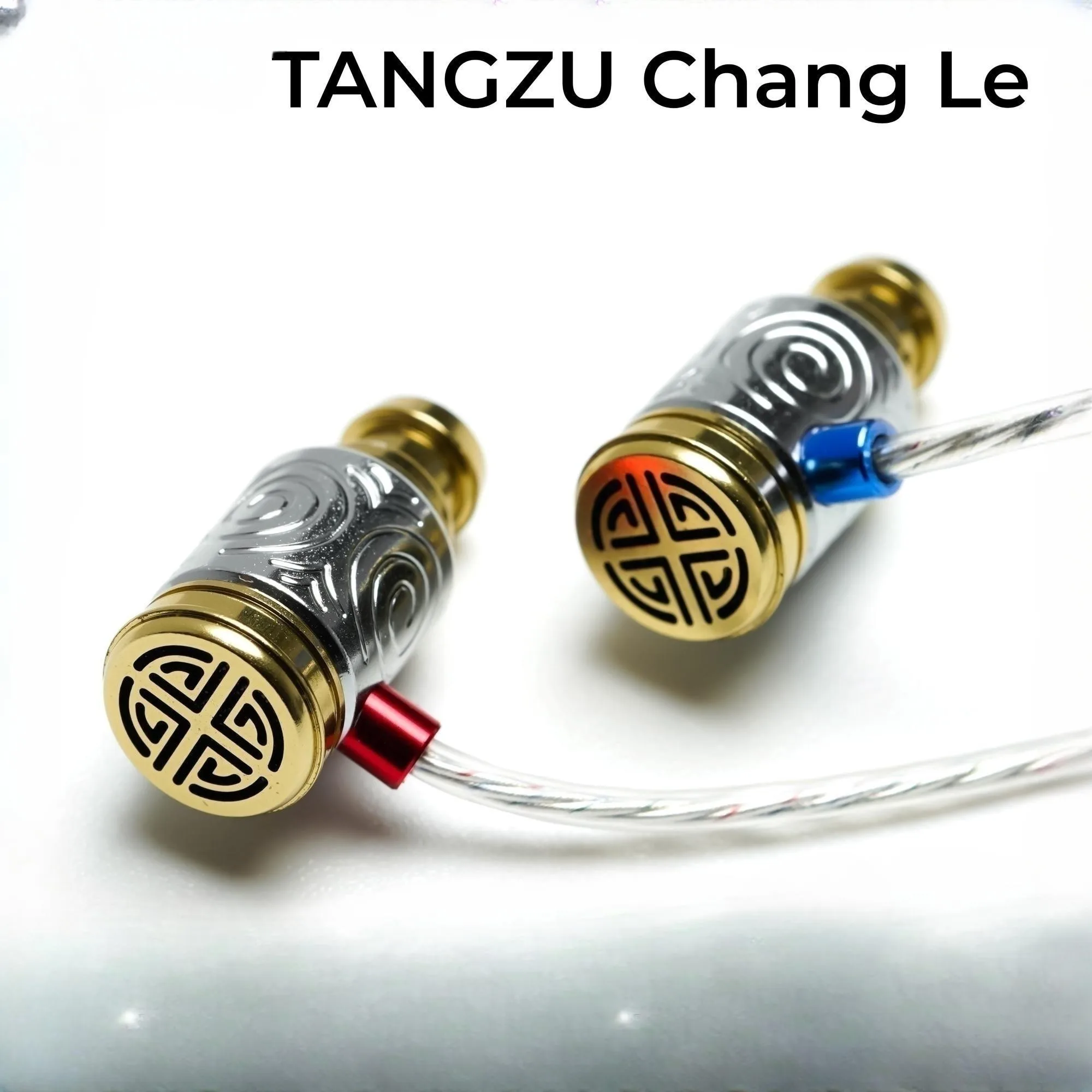 TANGZU Princess Chang Le 6mm Dynamic Driver In-Ear Monitor Earphones IEMs Hi-Fi Headphone with 4N OFC Silver Plated Cable Mic