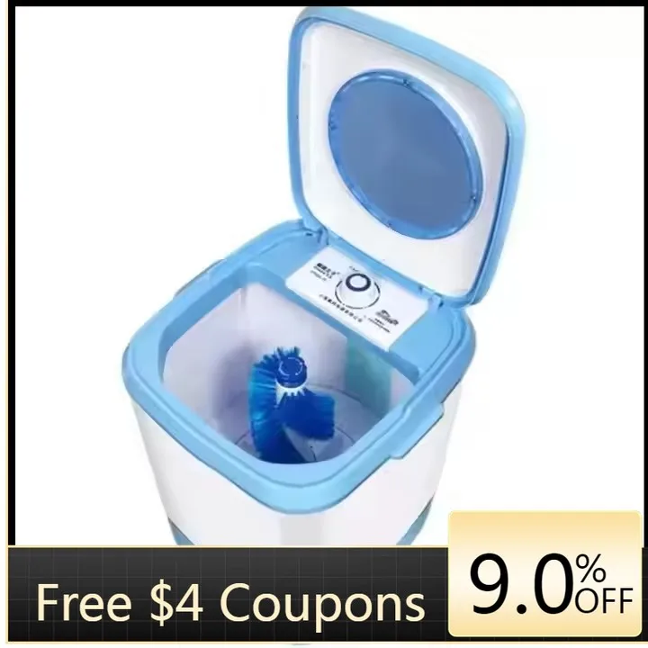 Factory Hot Sale Mini Ultrasonic Portable Electric Semi-Automatic Washing Machine New Condition for Cleaning Clothes Shoes Car