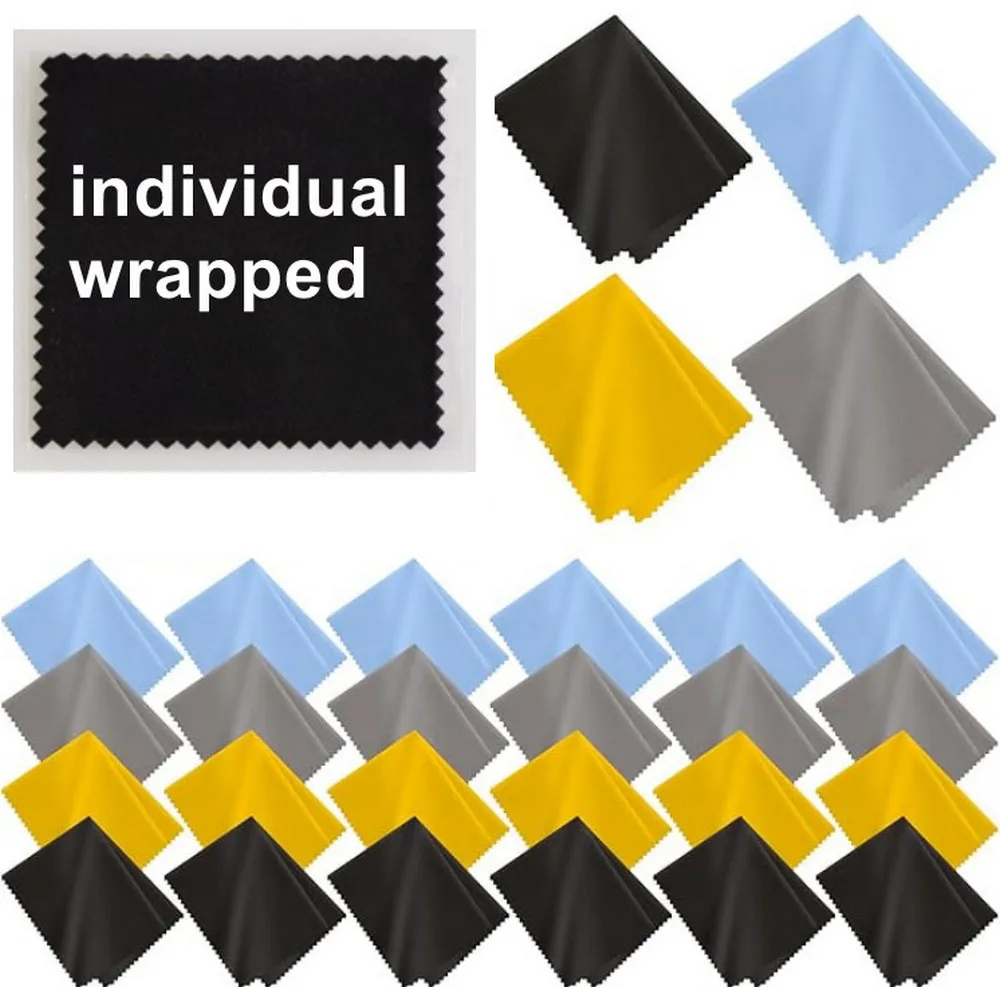 

100 шт. салфеток для чистки ювелирных изделий, в индивидуальной упаковке, полировочные салфетки для серебра, золота, платины, 5x5 см.