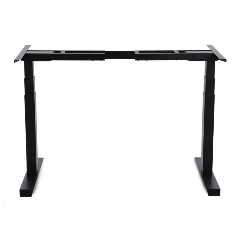 Adjustable Standing Desk Height Computer Table with Casters Office Furniture Leg Lifts Workstation