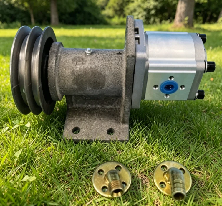 

Four Hole Reinforced Hydraulic Gear Oil Pump, Replacement Pump for 320/325 Forklift Retrofit Hydraulic System